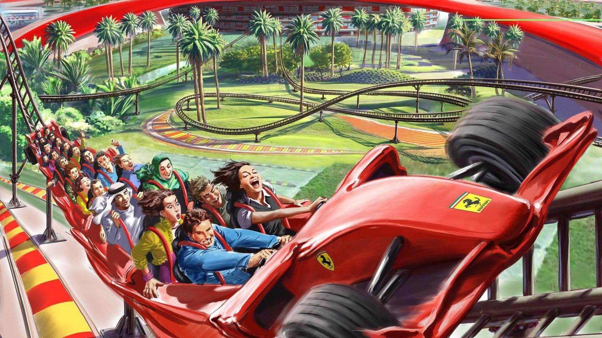 Yas Island Parks - Ferrari World | Warner Bros World | Yas Water World | Sea World 